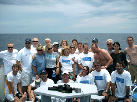 SD Divers with the Chicago Divers and Boat Crew..
